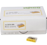 Szybkozłączka Wago 0,5-2,5 mm² 2273-205 100 sztuk 5