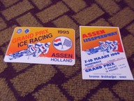 WYPRZEDAŻ ! Zestaw 2 naklejek z wyścigów na lodzie z Holandii