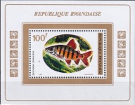 Rwanda 1973 ** cena 6,50 zł kat.5€ - ryby