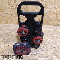 Transporter na osiem akumulatorów baterii Parkside X12V Team