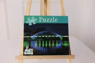 Puzzle 120 elementów z motywem Mostu w Słubicach WOŚP 2026
