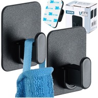 2x Wieszak SAMOPRZYLEPNY na ręcznik ścierkę haczyk kuchenny łazienkowy