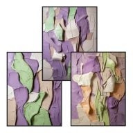 Plakat Zestaw 30x40, 3 sztuki, plakaty, postery MODERN ART PASTELOWY 1