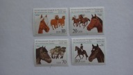NRD/ DDR 1989, Konie, zwierzęta, fauna, Mi.3261-3264