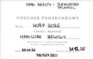 Voucher na Manicure Żelowy NABI BEAUTY 34. Finał WOŚP