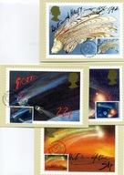 A42797)Kometa Halleya: Grossbritannien 1060 - 1063 Maximumkarten