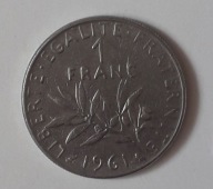 Francja 1 frank 1961 (2) POLECAM