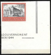 $$ROCZNIK 1944 GENERALNA GUBERNIA Fi 125b nz** narożny gw/opis