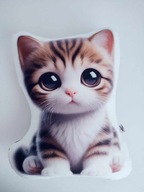 Poduszka kształtka przytulanka kotek 40cm