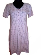 Koszula nocna KRÓRTKI rękaw 100% BAWEŁNA r. L