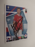 Karta topps match attax autograf Czechy Jakub Brabec Euro 2024