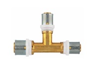 HERZ TRÓJNIK REDUKCYJNY 16x20x16 ZACISKANY TH ZAPRASOWYWANY PEX