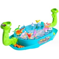 GRA ZRĘCZNOŚCIOWA INTERAKTYWNA BITWA DINOZAURÓW STRZELANIE DO CELU KULKI