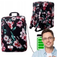 PLECAK NA BAGAŻ PODRĘCZNY DO SAMOLOTU USB 40X30X20 WIZZAIR/ RYANAIR