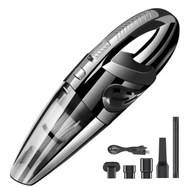 MOCNY ODKURZACZ SAMOCHODOWY BEZPRZEWODOWY AKUMULATOROWY 120W HEPA +końcówki