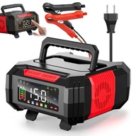 ŁADOWARKA AKUMULATOROWA 12/24V 15A 9 STOPNIOWA DO SAMOCHODU MOTOCYKLA ŁODZI