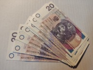 20 zł 2016 seria AS menniczy banknot do wyboru