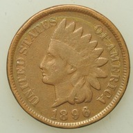 USA - 1 cent 1896 - Indian Head #12