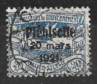 $ROCZNIK 1921 POCZTY PLEBISCYTOWE - GÓRNY ŚLĄSK Fi 32 kas.