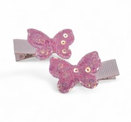 Mini spineczki o włosów motylki handmade 2 szt.