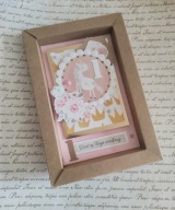 Pamiątkowa rameczka na roczek dla dziewczynki - jednorożec