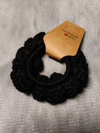 Gumka do włosów scrunchie szydełko rękodzieło