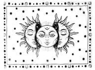 Tkanina ozdobna ścienna plakat dekor indyjski boho