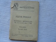 JĘZYK POLSKI MATERIAŁY METODYCZNE NR 1 1971