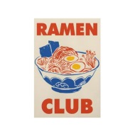 Plakat „Ramen Club” – Dla Prawdziwych Miłośników Kuchni Japońskiej