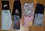 Zestaw ubrań dziecięcych r.122, 8 sztuk (7 zł sztuka)