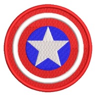 Termo Naszywka Kapitan Ameryka Captain America Marvel Haftowan Naprasowanka