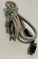 KABEL 2X JACK 3,5MM NA 5-PIN AUX MIC