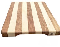 Deska Do Krojenia Drewniana Dębowa Solidna 40x30