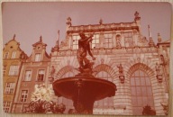 GDAŃSK. Fontanna Neptuna, CZYSTA, NAKŁAD - TYLKO 1000 SZTUK