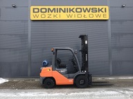WÓZEK WIDŁOWY TOYOTA 02-8FGF30 2014R. LPG TRIPLEX WYNAJEM SPRZEDAŻ SERWIS