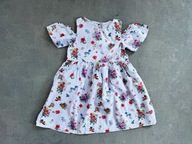 name it sukienka bawełna falbana rękawki hiszpanka 116 6 lat