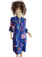 DIANE VON FURTENBERG sukienka koszula ręk. pod. 36