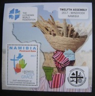 Namibia - Mi B 95 - 500 lat kościoła zreformowanego w Namibii