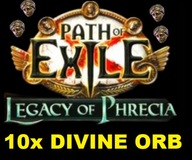 PATH OF EXILE - LEGACY OF PHRECIA - EVENT STANDARD 10 DIVINE ORB ORBS ORBY