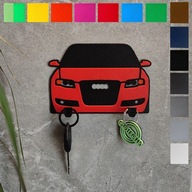 Wieszak na klucze Audi a4 B7 - Różne kolory półka samochód personalizowany