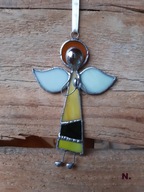 „Aniołek przywieszka ” nr N ) witraż Tiffany, IDEALNY PREZENT .