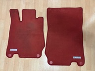 OE rzadkie dywaniki wycieraczki czerwone Mercedes SL R230 BERRYROT