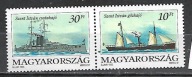 WĘGRY - statki pełnomorskie - parowiec - pancernik 1993 ** Mi 4264-5 (1680