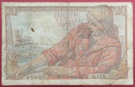 FRANCJA 20 FRANKÓW 1948 !!!