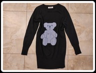 Wełniany sweter z misiem M 38 z dodatkiem kaszmiru