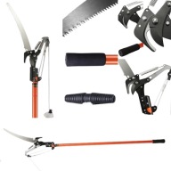 SEKATOR TELESKOPOWY PIŁA DO GAŁĘZI 2w1WYSIĘGNIK 4M ŻYRAFA OGRODOWA MOCNA