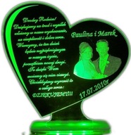 PODZIĘKOWANIA DLA RODZICÓW LED Z TWOIM FOTO 4 KOLORY