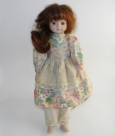 STARA LALKA PORCELANOWA ANGLIA KOLEKCJONERSKA 40CM