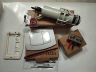 TECE 9240200 zestaw spłukujący do WC przycisk,zawór spustowy,dzwignie