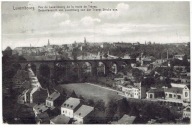 Luxemburg - widok na miasto - 1914 r